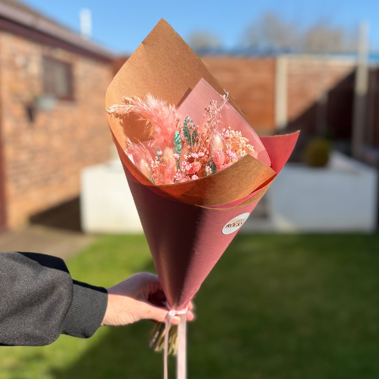 dried blooms bouquet