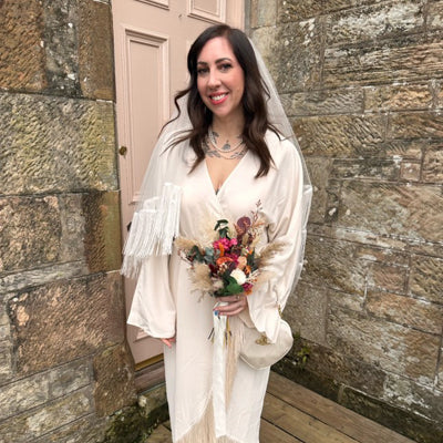 elopement wedding bride