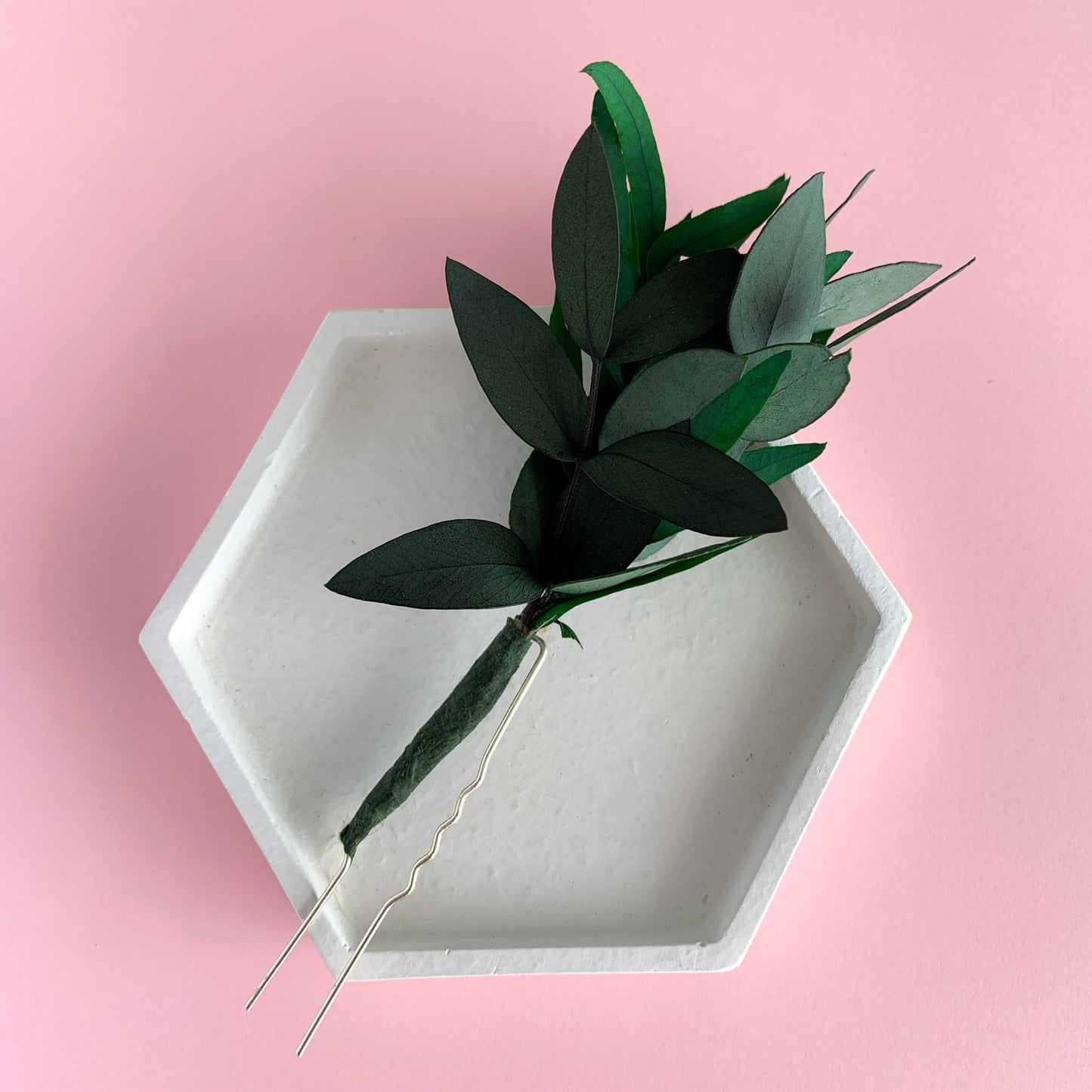 eucalyptus hair pins