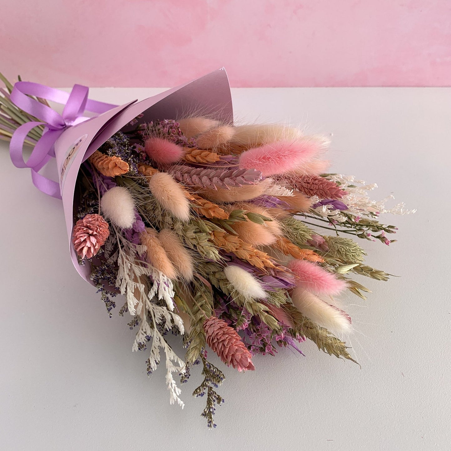 dried flower bouquet garden party