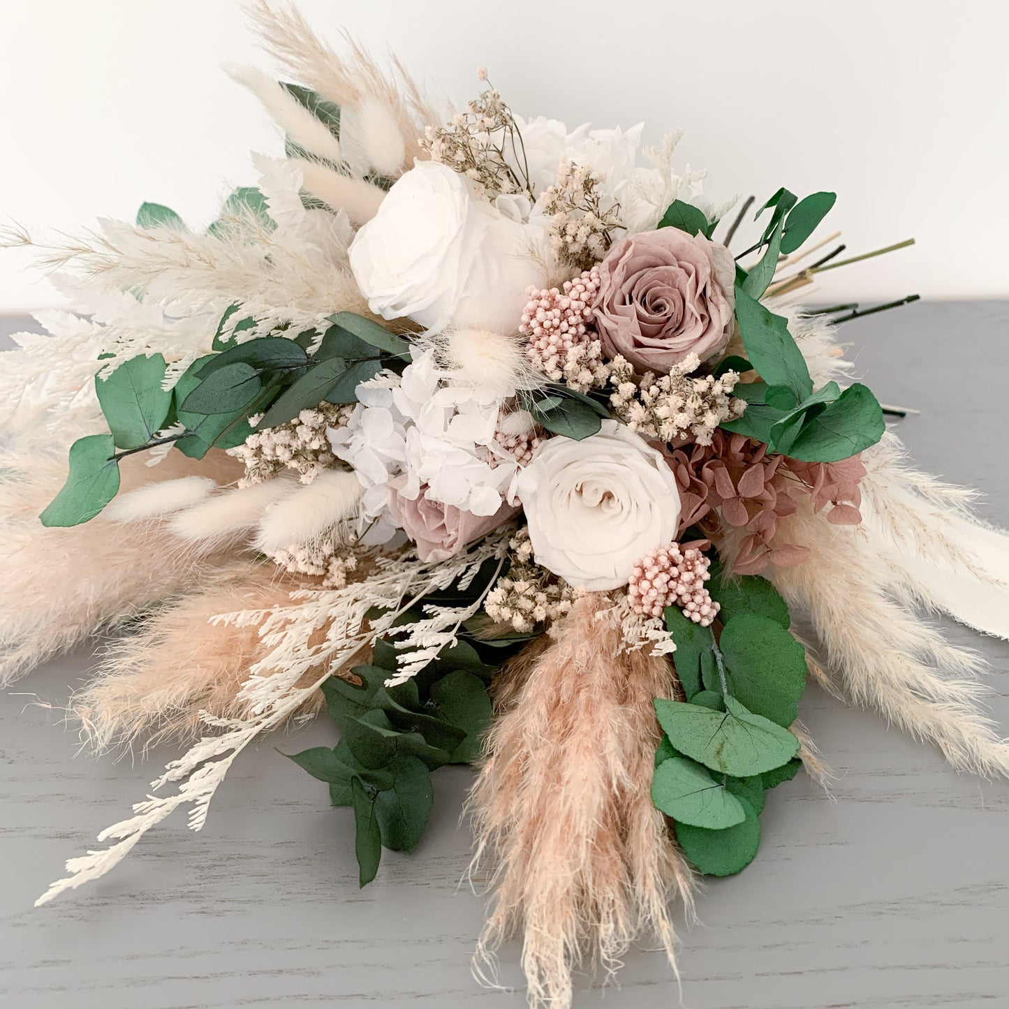 nude rose bridal bouquet