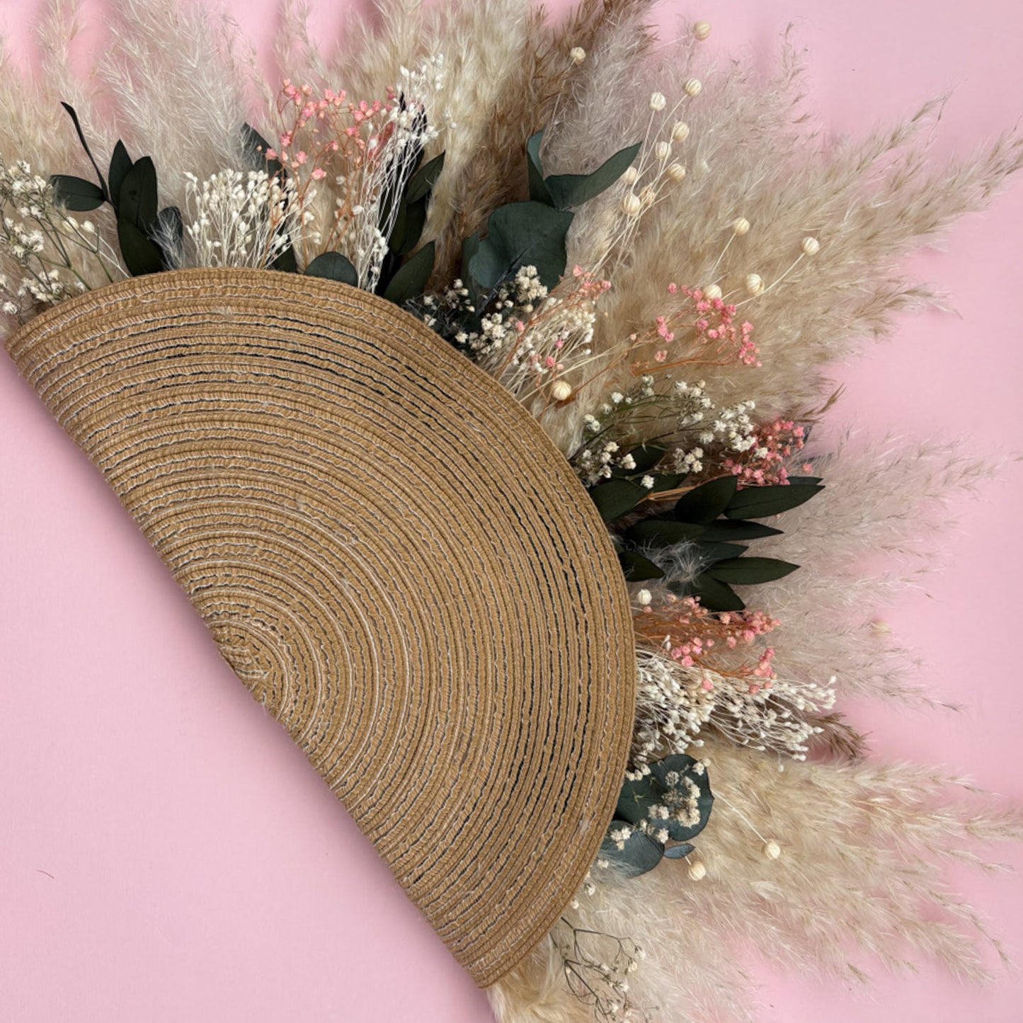 boho pampas fan bouquet alternative