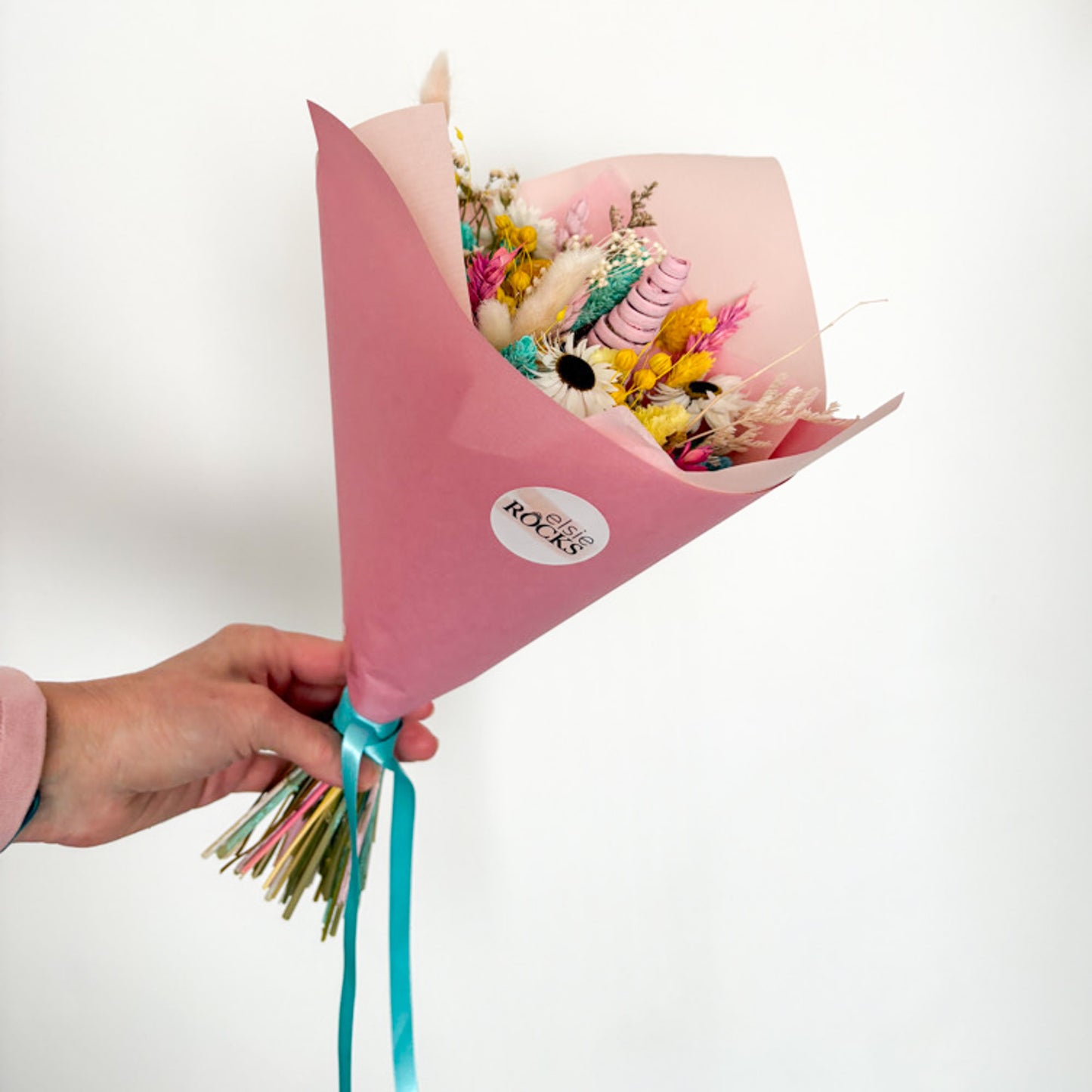 send flowers online dried flower bouquet