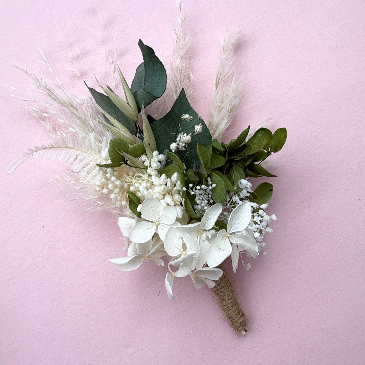 dried flower buttonhole