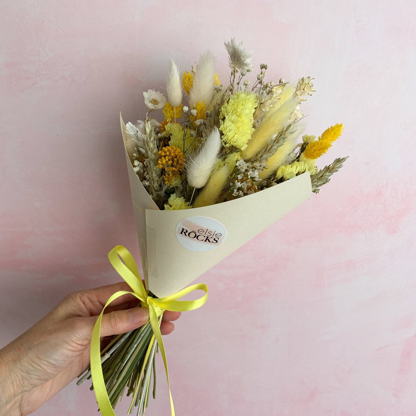 lemon daisy dried flowers