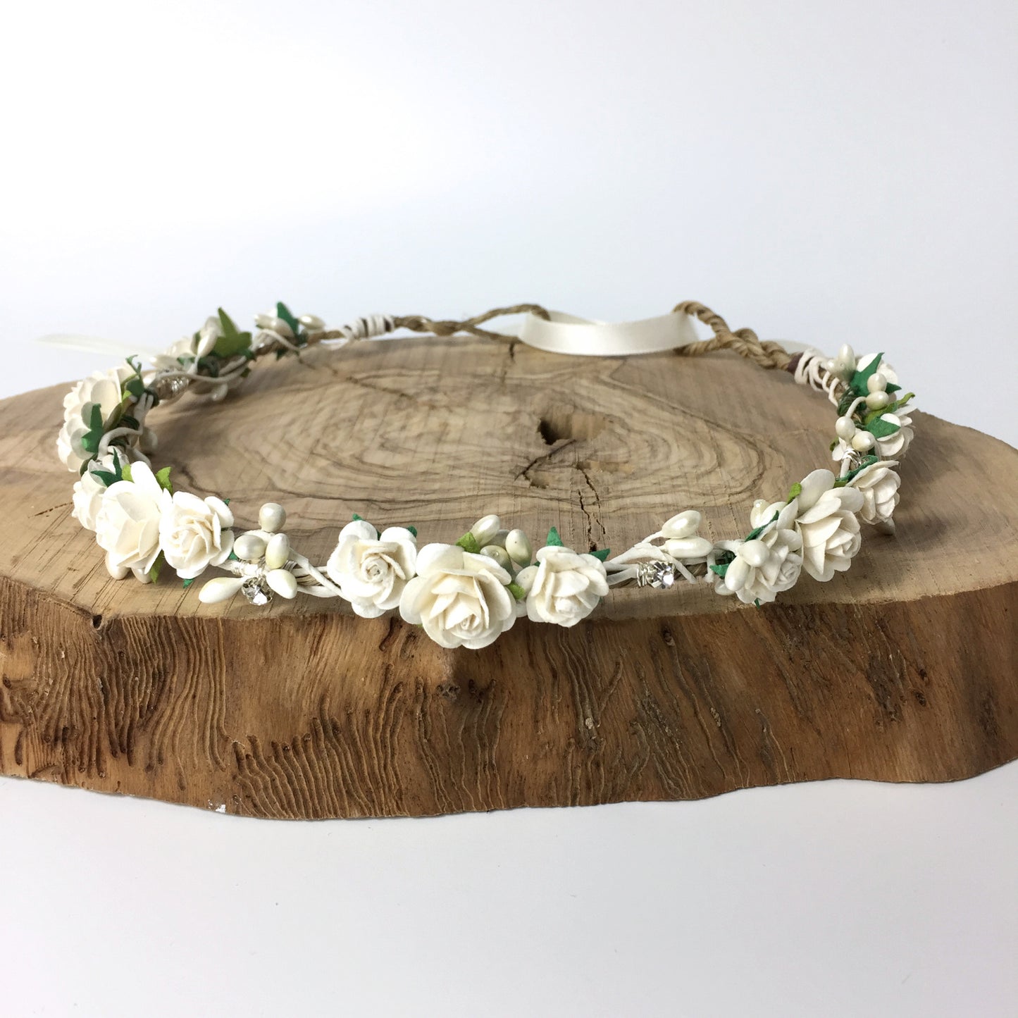 wedding flower crown