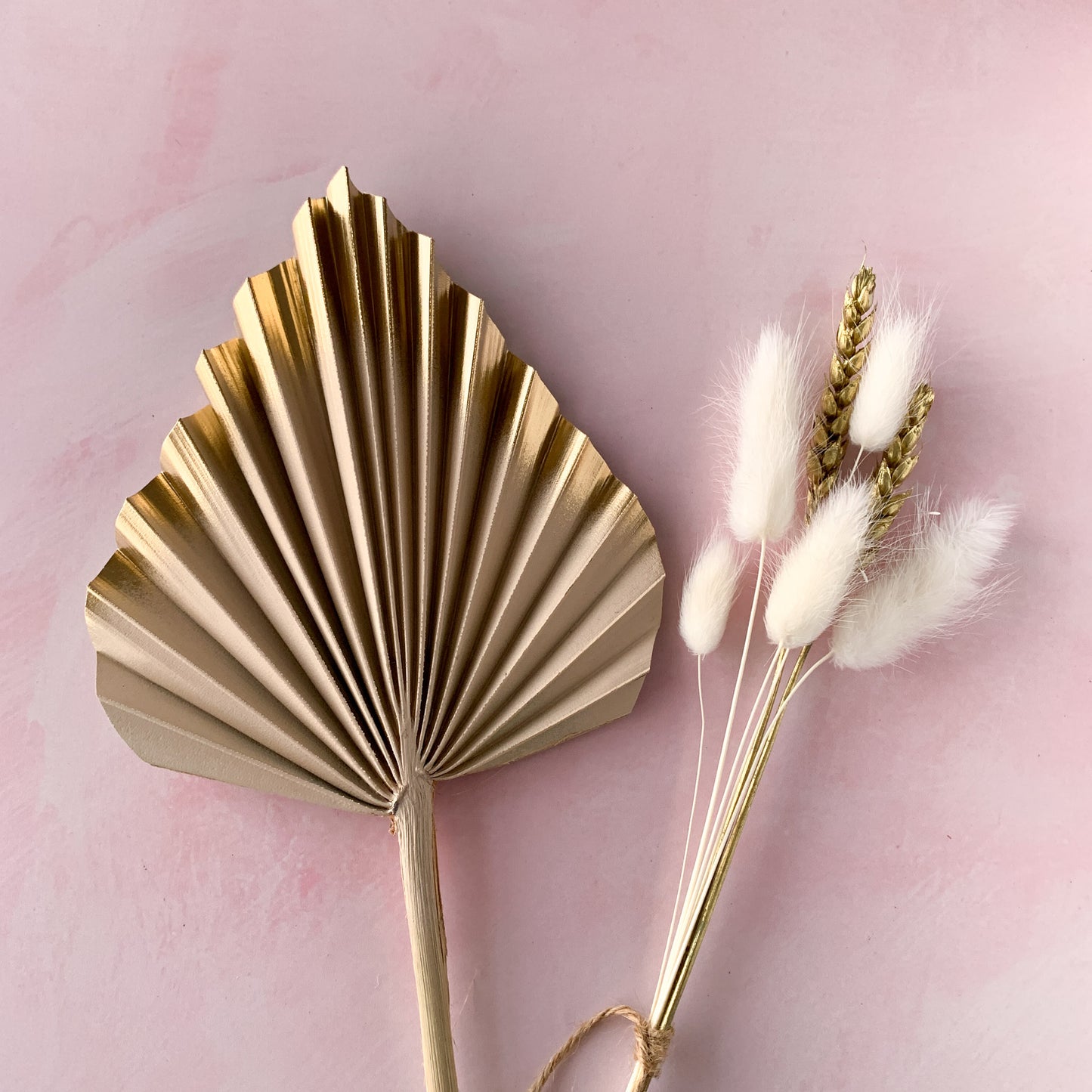 Almond and gold palm spear set - core range