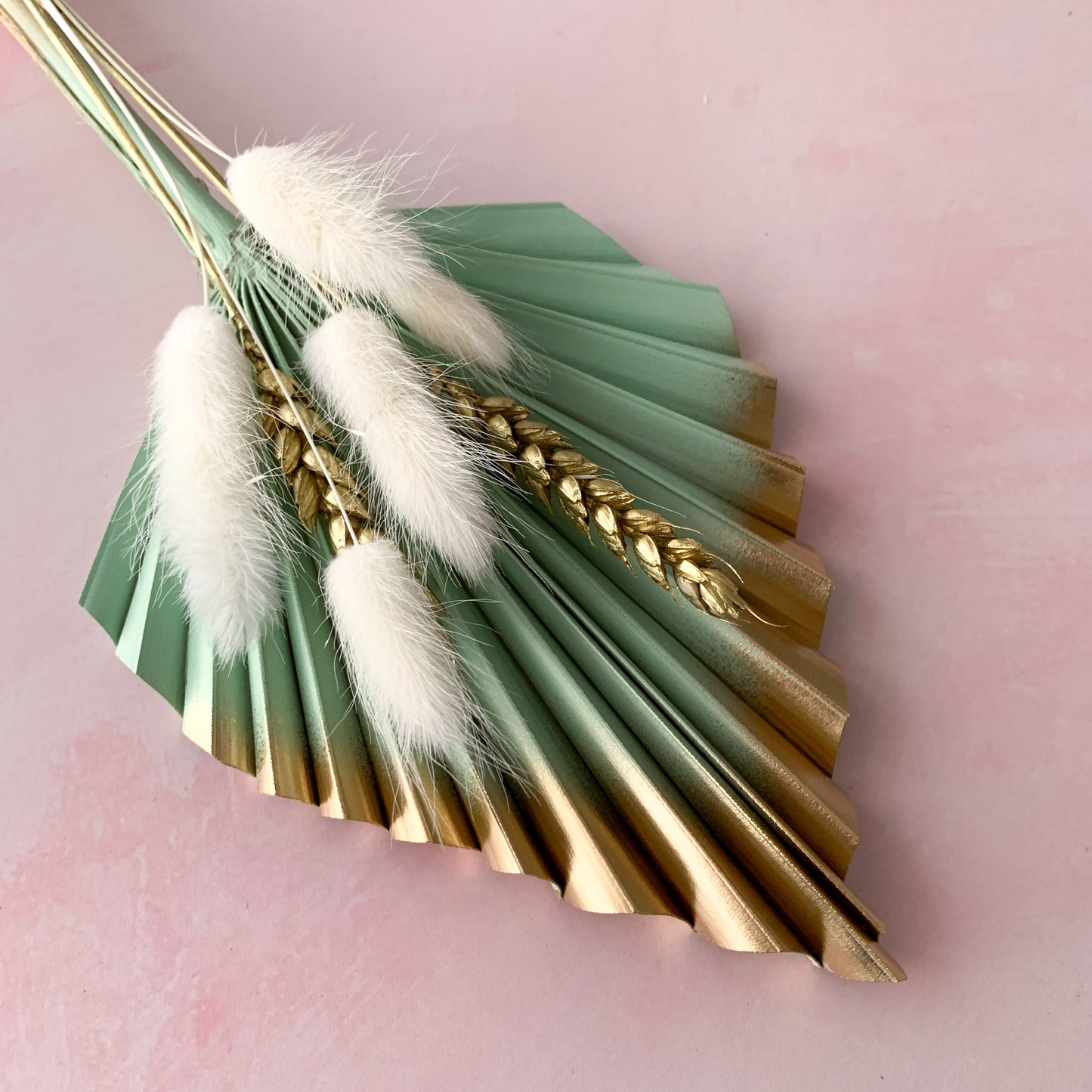 Mint and gold palm spear set - core range
