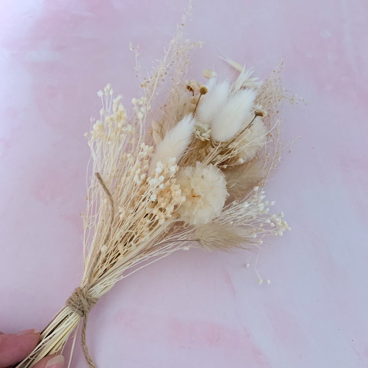 Natural dried flower baby bouquet