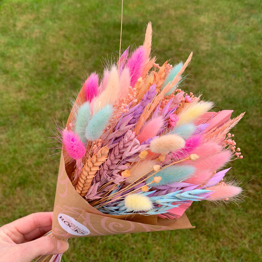 pastel dried flowers by post