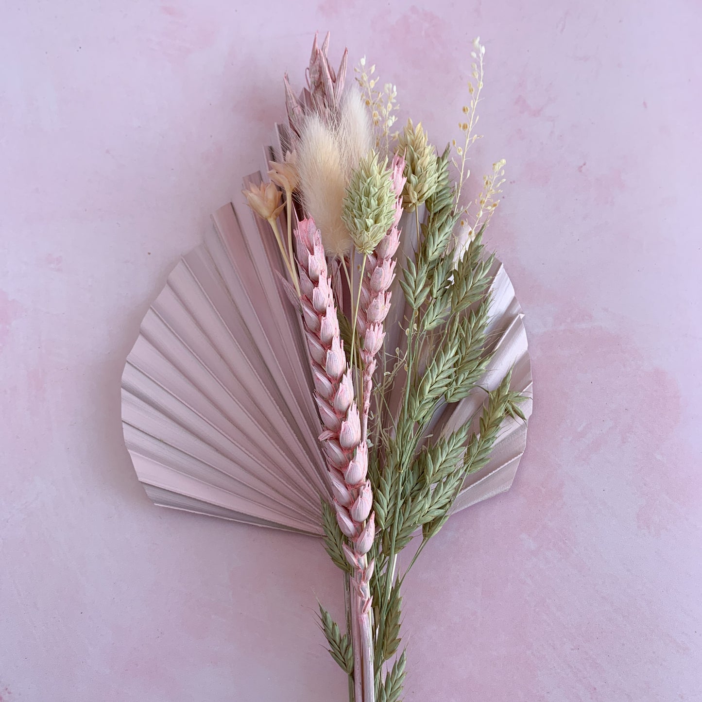 Load image into Gallery viewer, Pink and sage dried palm spear set
