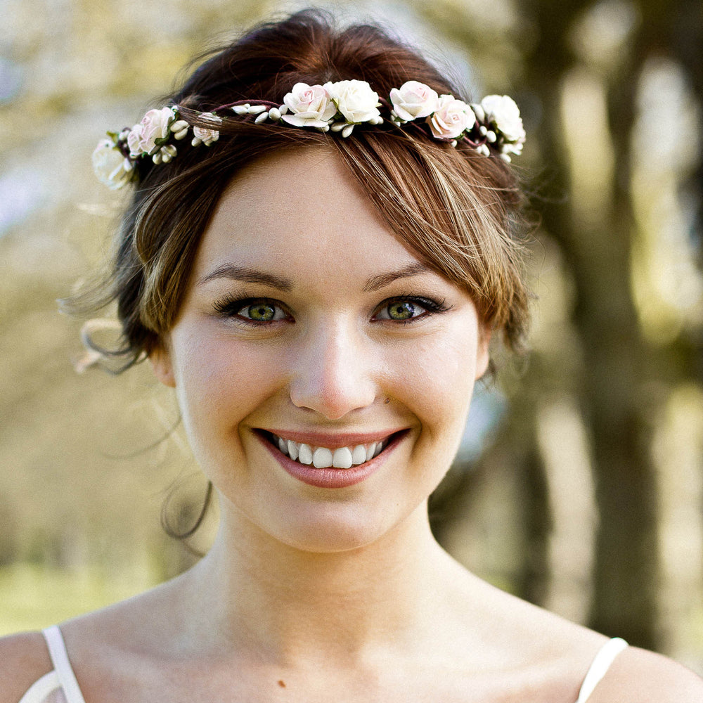 wedding flower crown