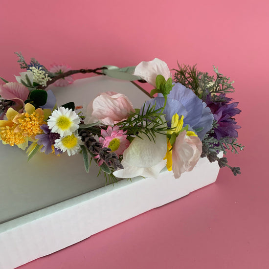 Make your own flower crown kit spring meadow